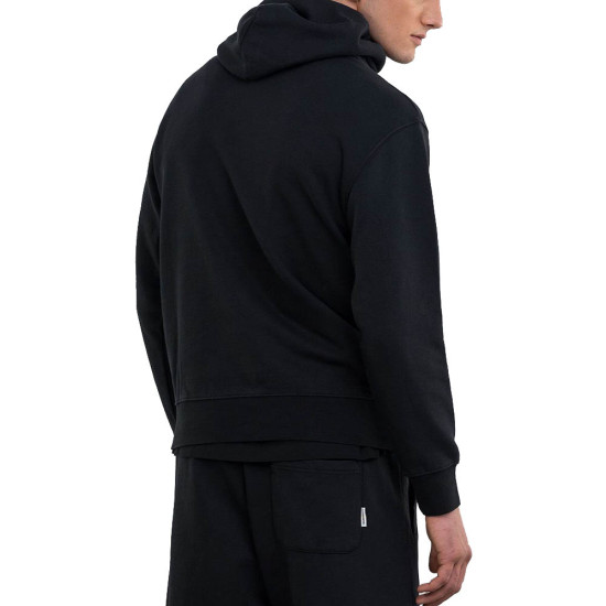 Franklin Marshall Ανδρικό φούτερ Cotton Diagonal Fleece Sweatshirt